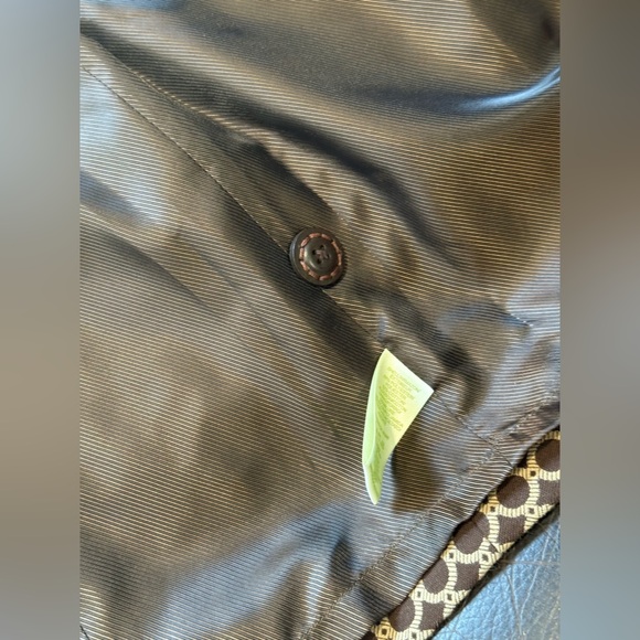 Sigrid Olsen Long Blazer Single Breasted Brown Gold Vintage Sz-XS - Picture 8 of 11